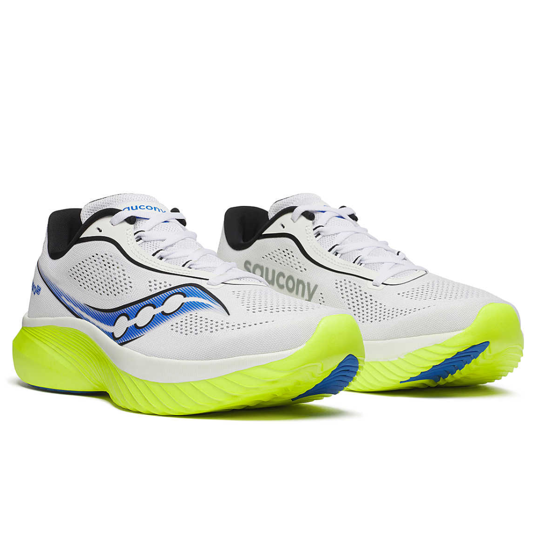 VoltWave™ – Weiß-neonfarbene Sneaker – Kraftvolle Energie und reaktionsfreudiges Laufgefühl