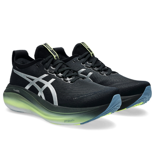 NeonGlide™ – Schwarze Performance-Laufschuhe – Geschmeidiges Laufgefühl und gepolsterte Unterstützung